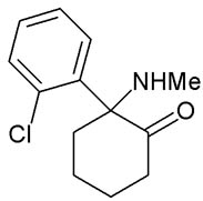 ketamine: 2-(2-chlorophenyl)-2-(methylamino)-cyclohexanone